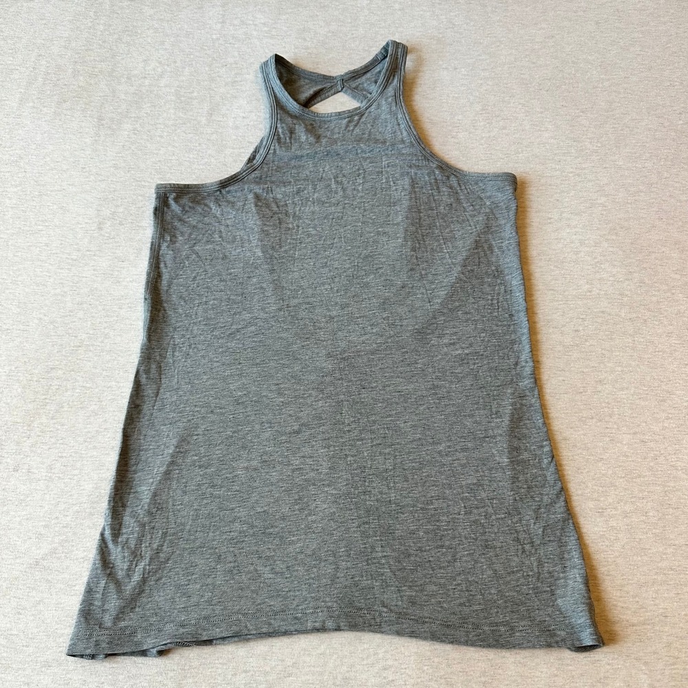 Lululemon Grey Racerback Tank Top Athletic Workout Athleisure‎ Women Size M